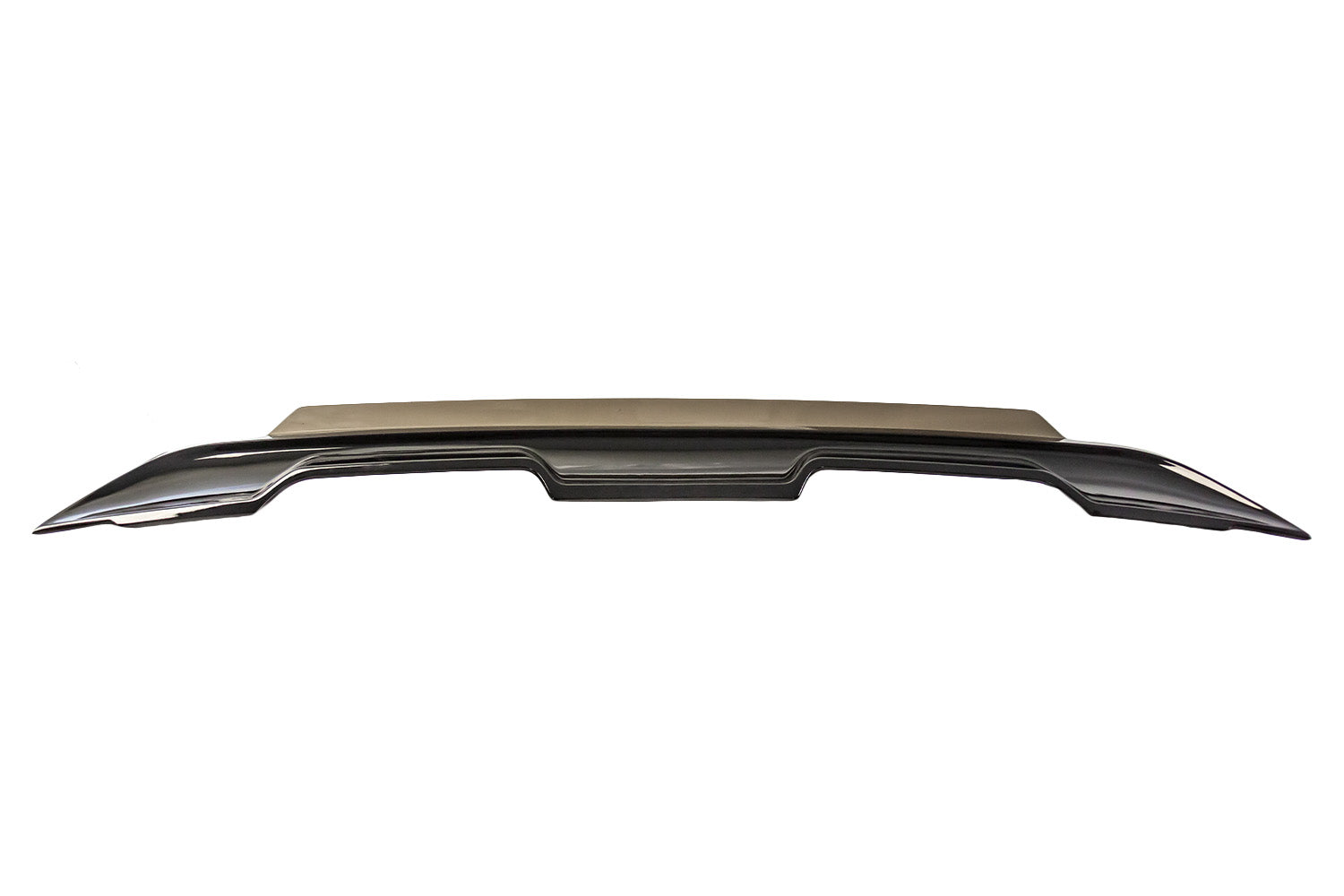 Mustang GT500 Style Spoiler w/ Tinted Wicker Bill - Gloss Black (2015-2023)