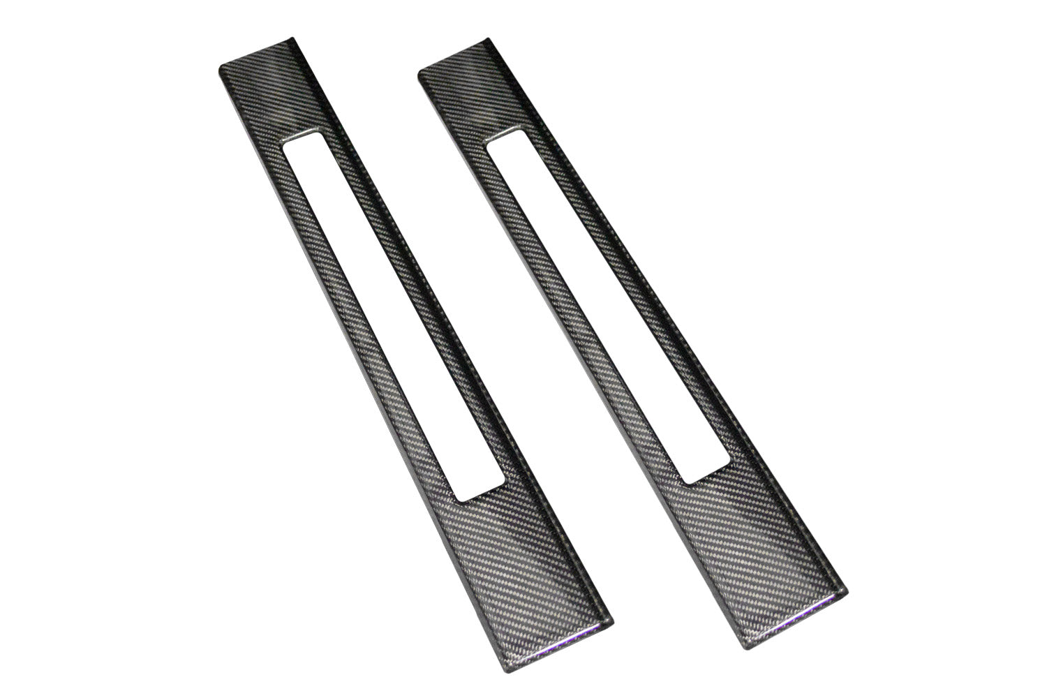 Mustang Carbon Fiber Door Sill Overlays (2015-2026)