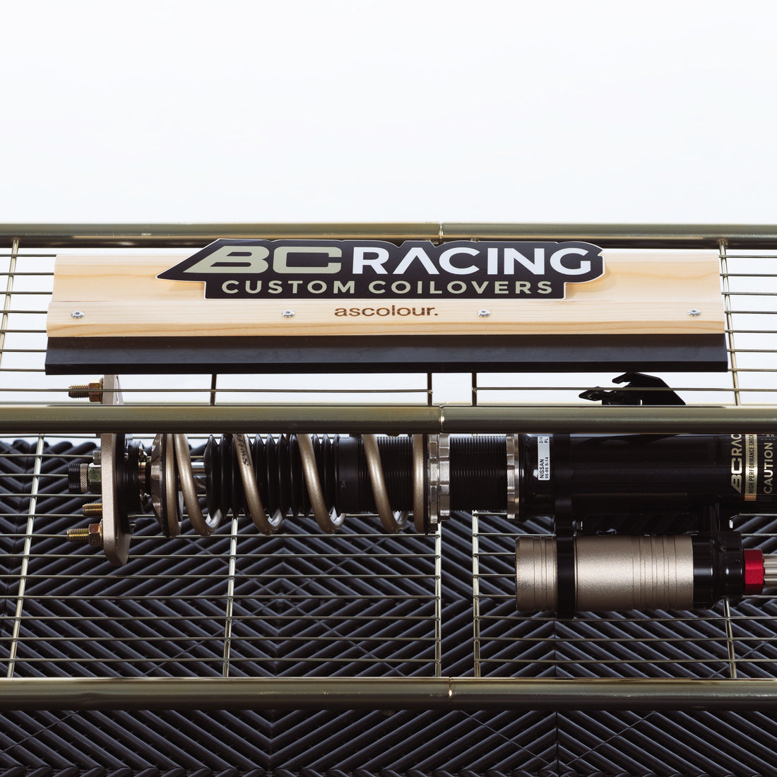 BC Racing 12” Tagline Logo Sticker