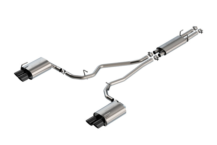 Borla Explorer ST S-Type Cat-Back Exhaust - Black Chrome Tips (2020-2026)
