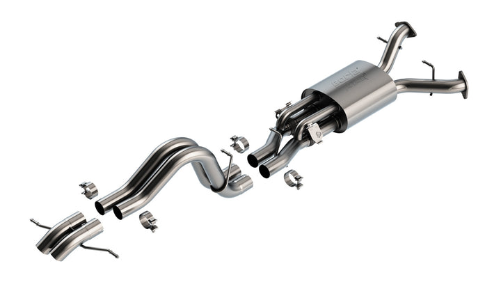 Borla Bronco Raptor ATAK Cat-Back Exhaust System - Offroad Turnown (2022-2024)