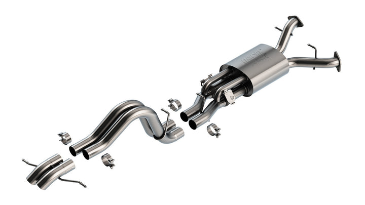 Borla Bronco Raptor ATAK Cat-Back Exhaust System - Offroad Turnown (2022-2024)
