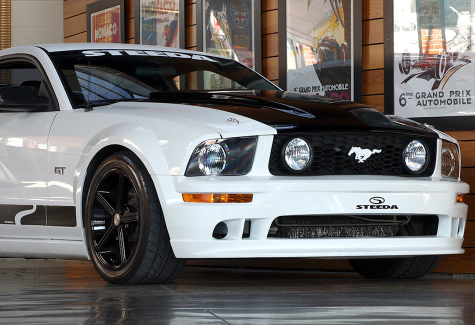 Steeda Mustang Windshield Decal - White