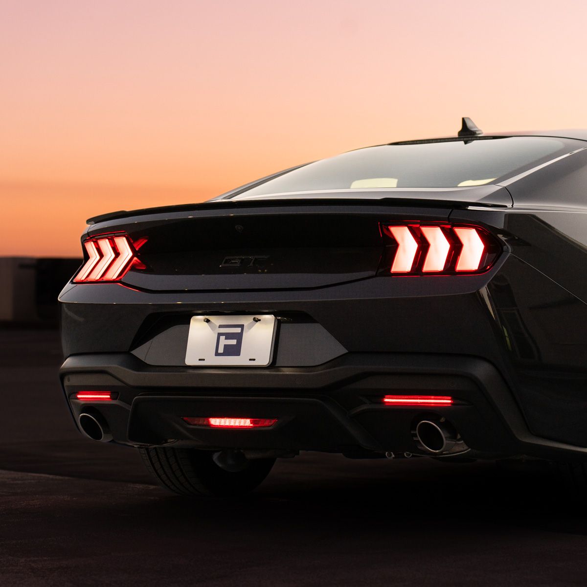 Form Lighting Mustang LED Rear Reflector Set - Smoked (2024-2026)