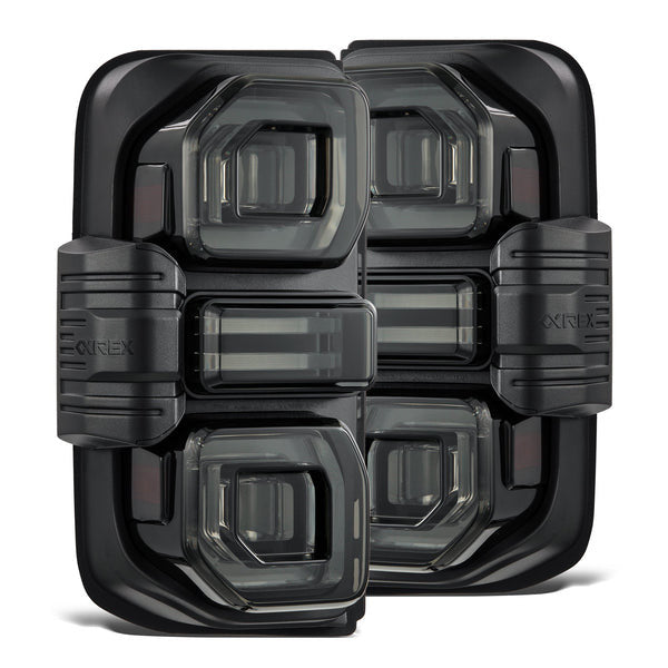 AlphaRex Bronco w/ Factory LEDs NOVA-Series Prismatic LED Taillights - Alpha-Black (2021-2025)