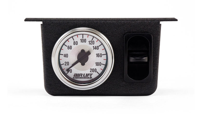 Single Needle Gauge Panel with one paddle switch - 200 PSI - 26161