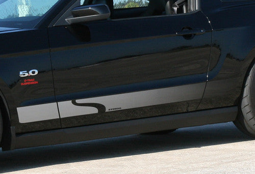 Steeda Sidewinder Decal - Silver (2005-2014)