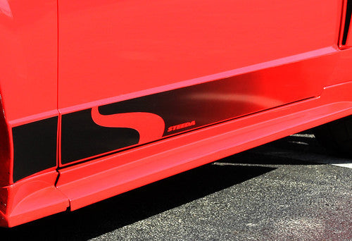 Steeda Sidewinder Decal - Black (1999-2004)
