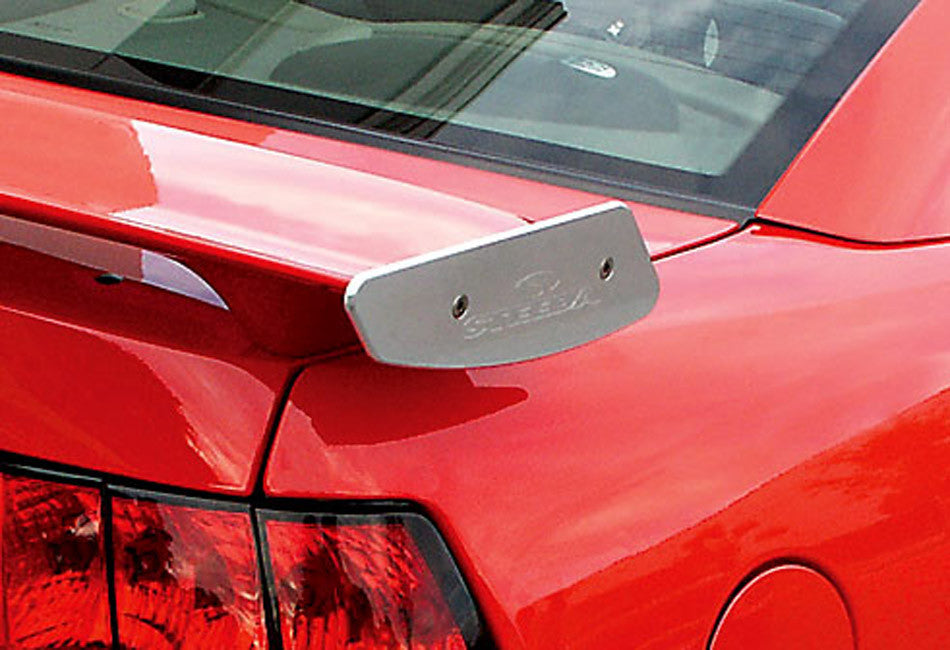 Steeda Mustang Billet Spoiler Winglets w/ Logo (1994-2009/2015-2023)