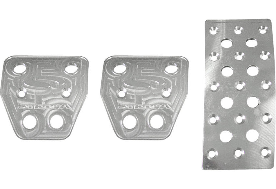 Steeda Mustang Aluminum Pedal Covers - Manual (2005-2014)