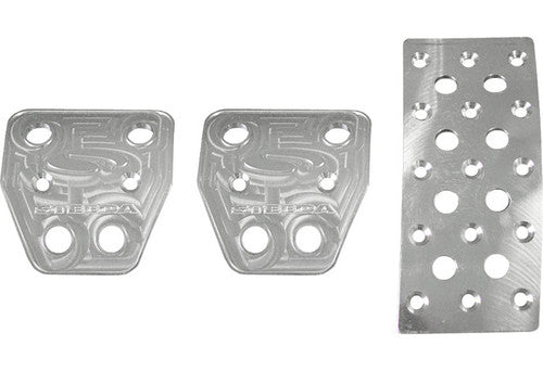 Steeda Mustang Aluminum Pedal Covers - Manual (2005-2014)