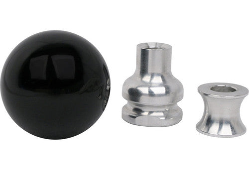 Steeda Mustang Black Cue Ball Shift Knob w/ Collar (1979-2010)