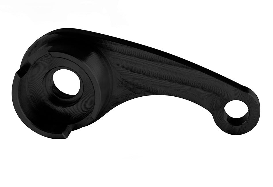 Steeda S550 Mustang Black Anodized Billet Aluminum Interior Hood Latch Release Lever (2015-2023)