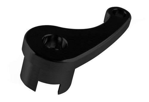 Steeda S550 Mustang Black Anodized Billet Aluminum Interior Hood Latch Release Lever (2015-2023)