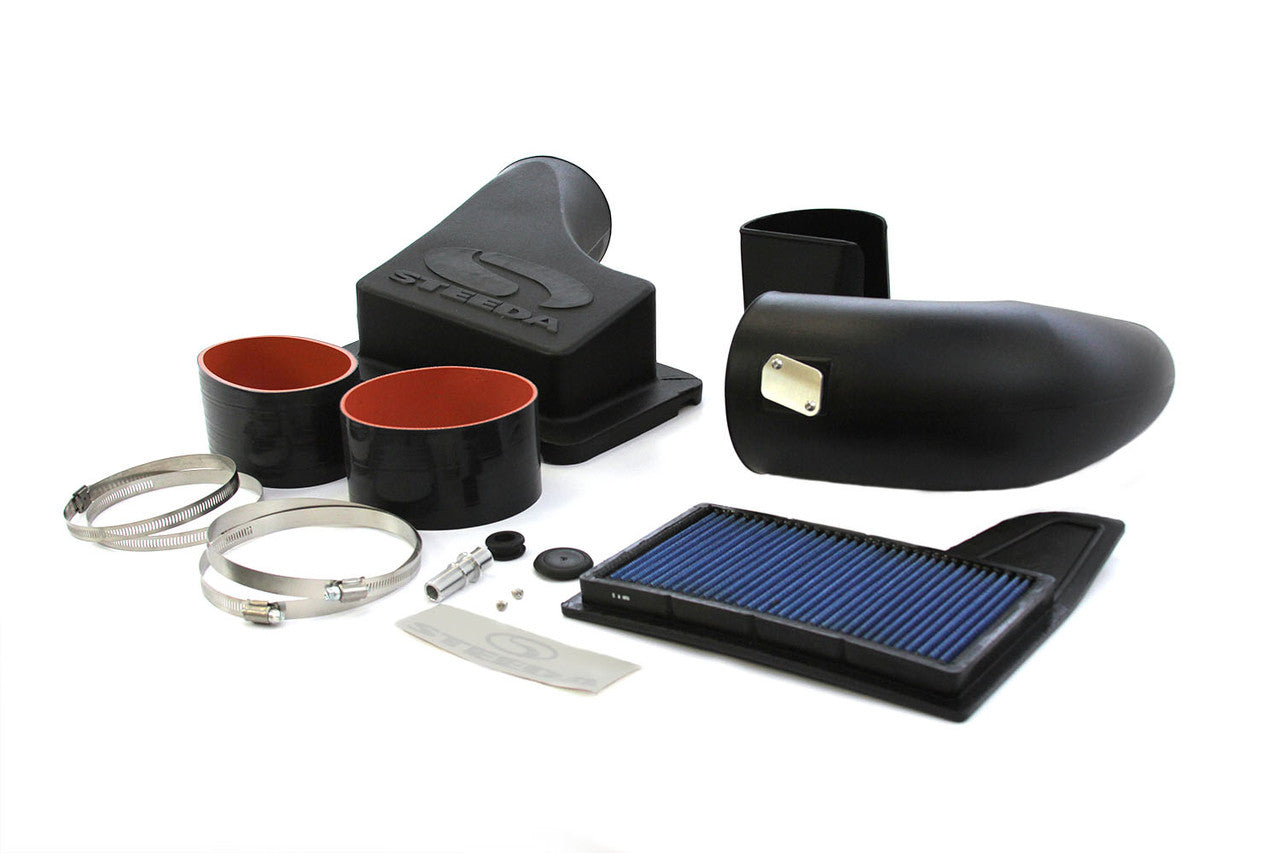 Steeda Mustang GT MaxFlow Closed Cold Air Intake 5.0L for CJ Intake Manifold (2015-2022)