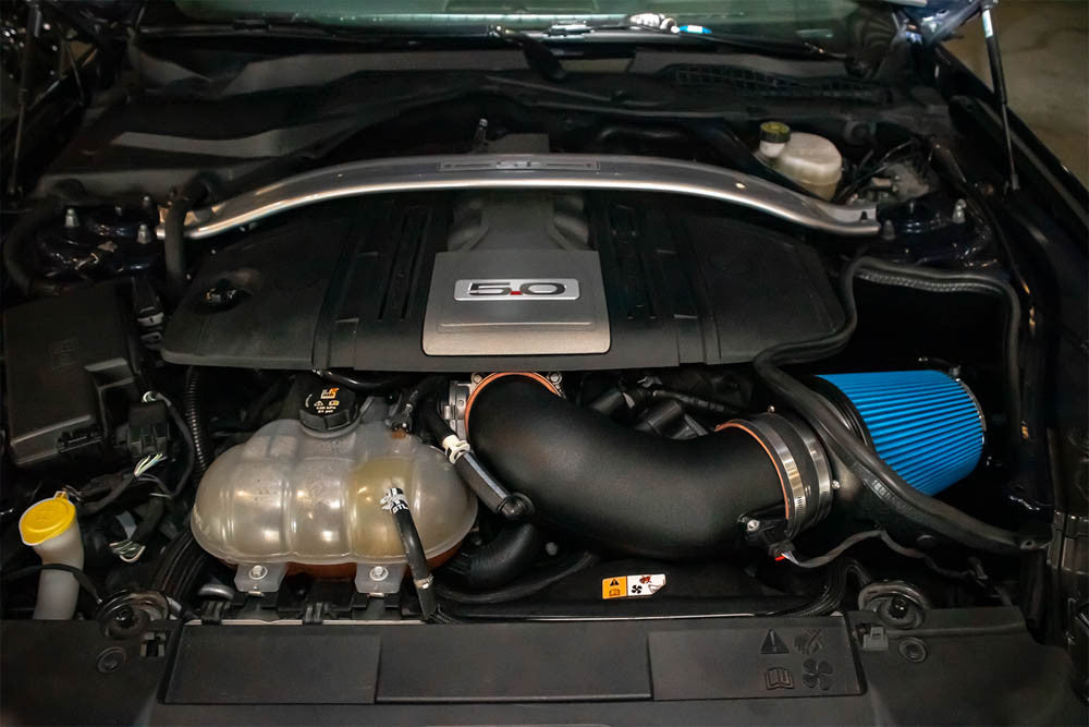 Steeda Mustang GT MaxFlow Open Cold Air Intake Power Pack w/ SCT X4 (2015-2023)