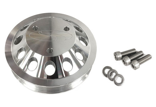 Steeda Mustang GT/GT350 Billet 3 Bolt Water Pump Pulley 5.0L/5.2L (2011-2026)