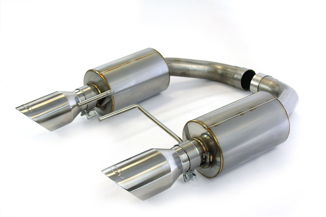 Steeda S550 Mustang GT Axle-Back Exhaust 5.0L Coyote - Aggressive Tone (2015-2017)