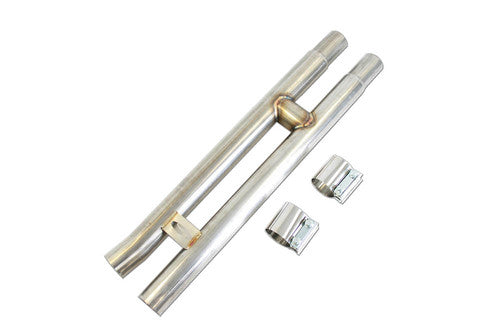 Steeda Mustang 5.0L Coyote 304 Stainless Resonator Delete H-Pipe (2015-2026)