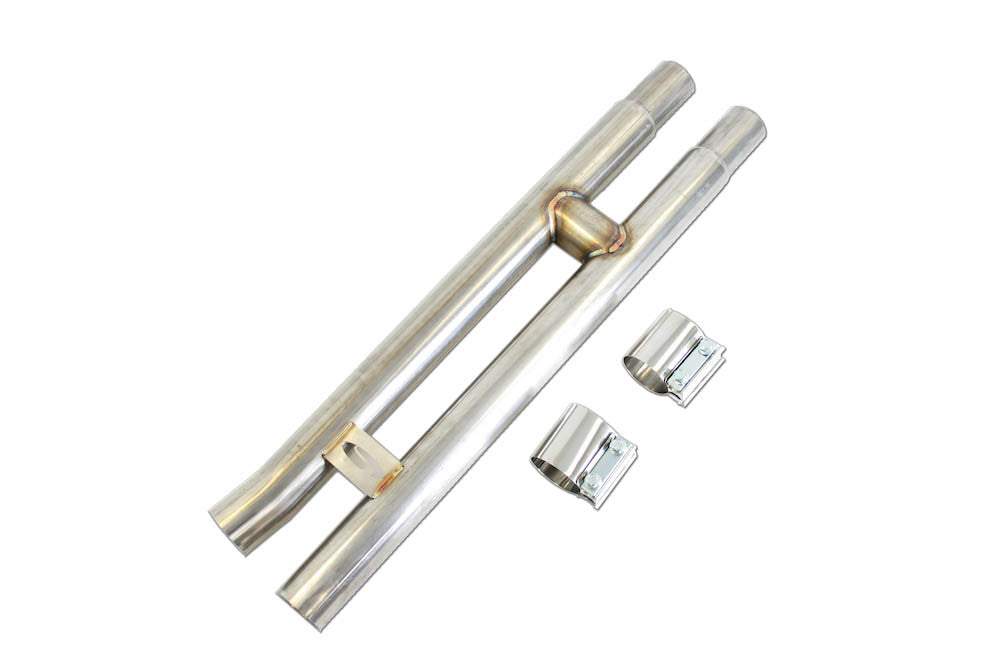 Steeda Mustang 5.0L Coyote 304 Stainless Resonator Delete H-Pipe (2015-2026)