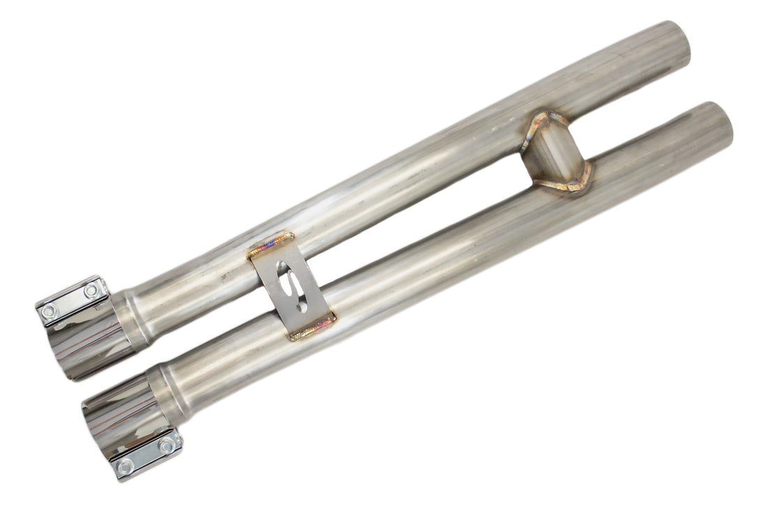 Steeda Shelby GT350 304 Stainless Resonator Delete H-Pipe (2015-2020)