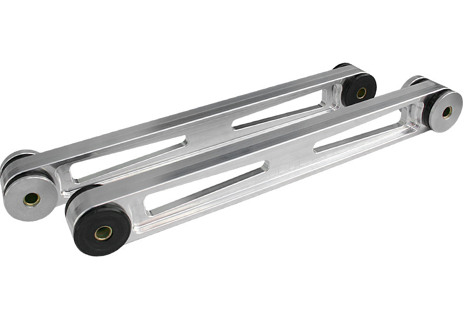 Steeda Mustang Billet Rear Lower Control Arms - w/ Logo Poly Ends (2005-2014)