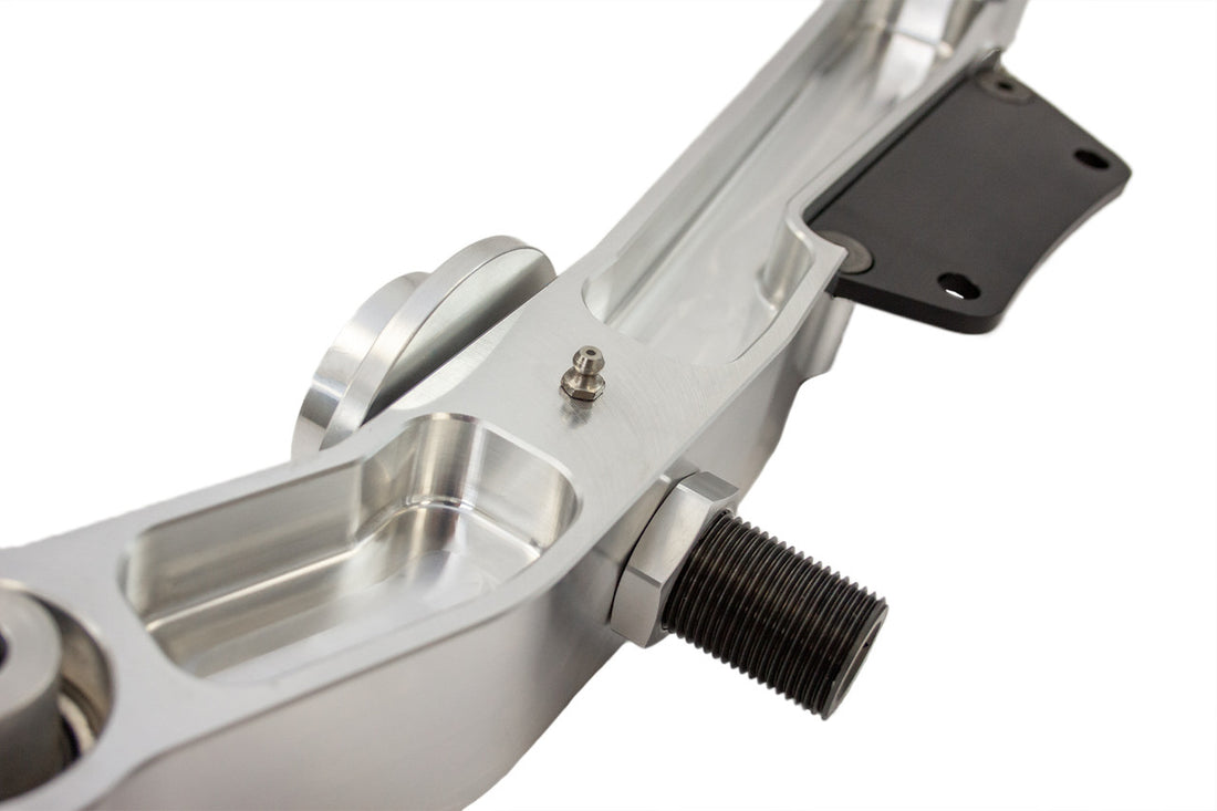 Steeda Weight Jacker Adjustable Mustang Billet Lower Control Arms - Spherical/Delrin (1979-1998)