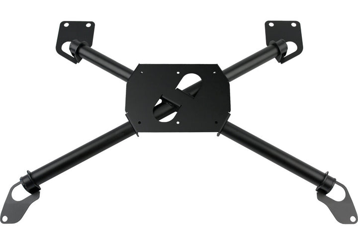 Steeda Mustang Rear Seat Chassis X-Brace - Black/No Plate (2005-2014)