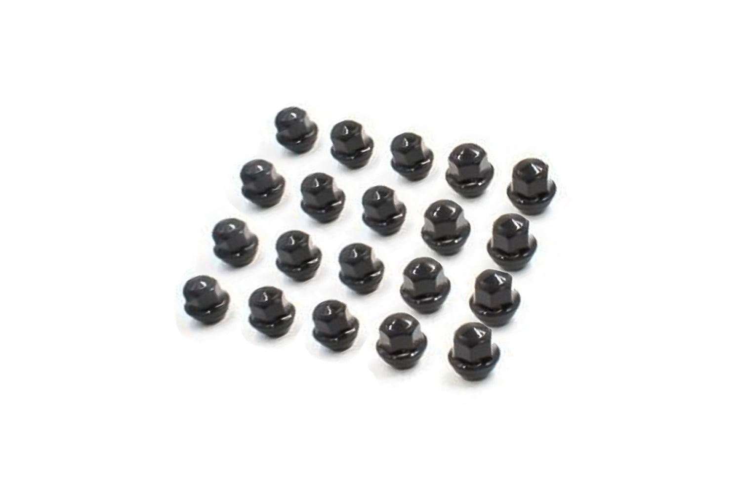 Steeda Mustang Factory Style Lug Nut Kit - Black (1979-2014)