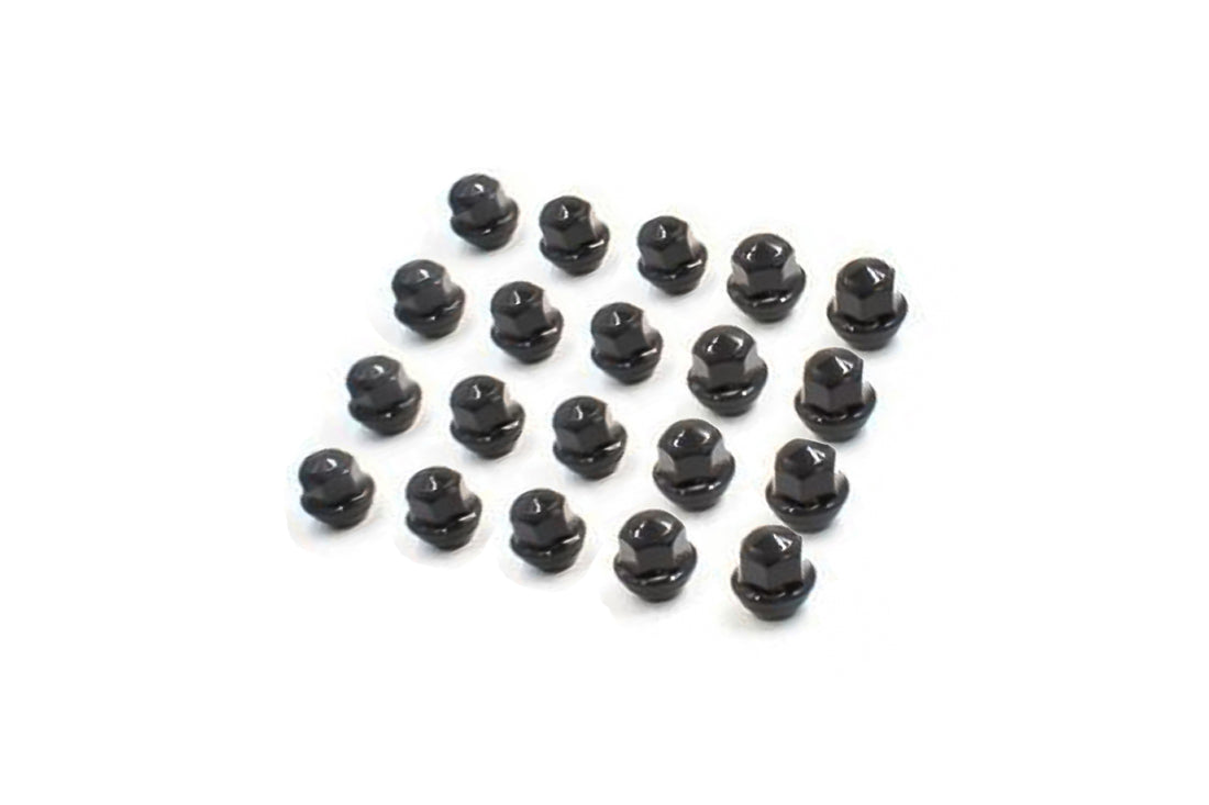 Steeda Mustang Factory Style Lug Nut Kit - Black (1979-2014)
