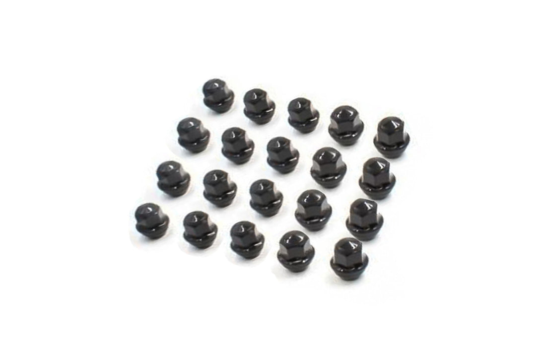 Steeda Mustang Factory Style Lug Nut Kit - Black (1979-2014)