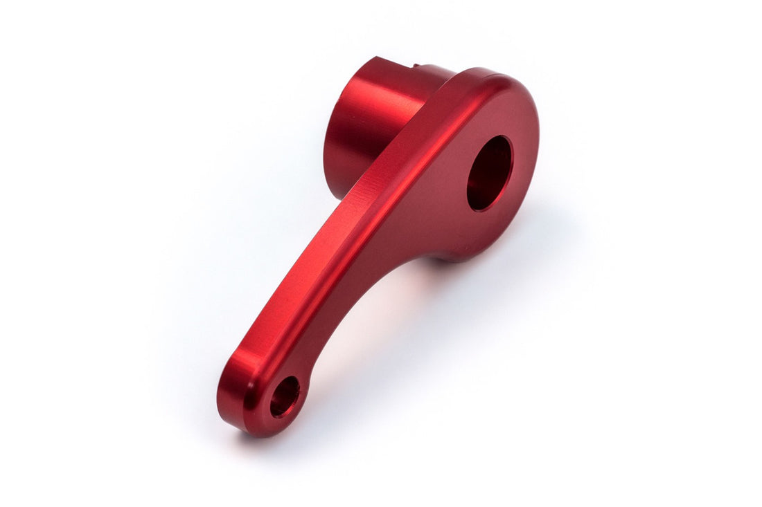 Steeda S550 Mustang Red Anodized Billet Aluminum Interior Hood Latch Release Lever All (2015-2023)