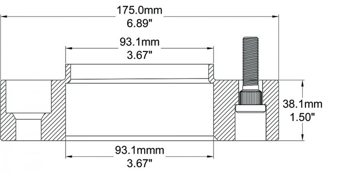 Ford Bronco/Ranger 1.50" Hubcentric Billet Aluminum Wheel Spacer - Single (2019-2023)