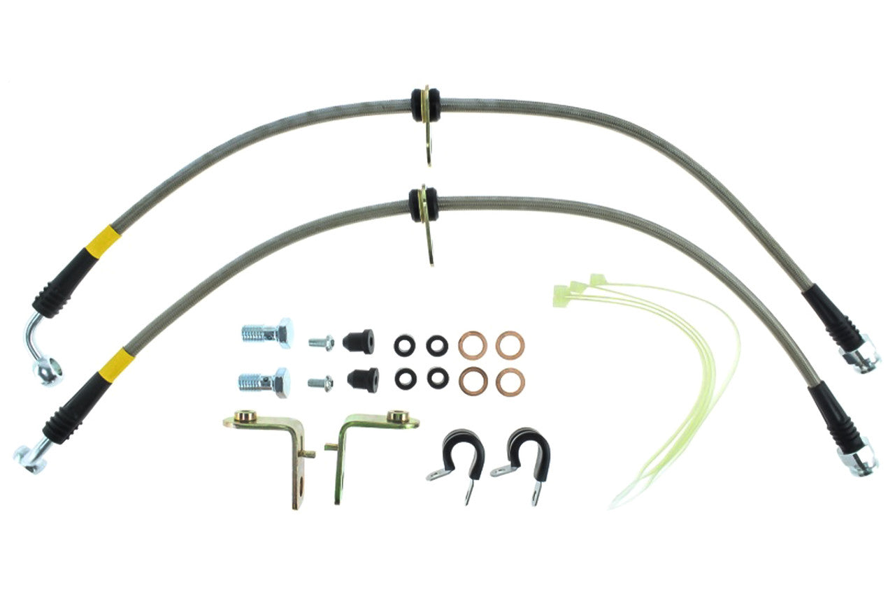 StopTech Mustang GT/GT500 Stainless Steel Front Brake Lines (2005-2014)