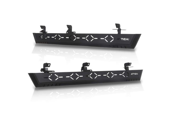 Attica 4x4 Bronco 4DR Frontier Series Side Steps w/ Step Lights (2021-2023)