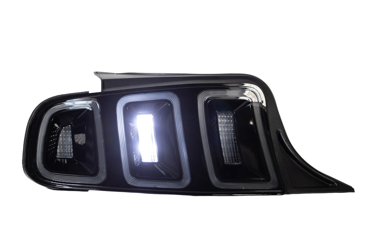 Winjet Mustang Euro Style Clear Tail Lights (2011-2014)