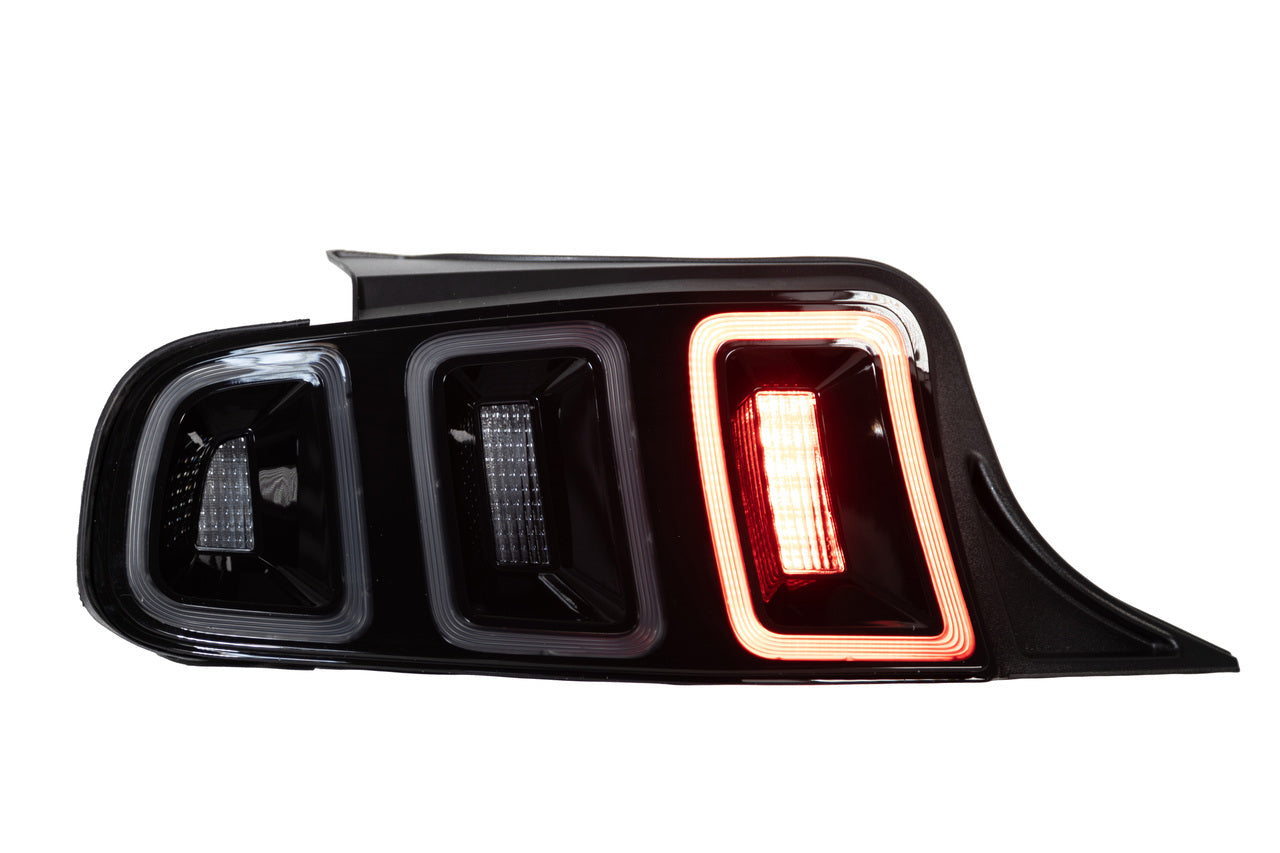 Winjet Mustang Euro Style Clear Tail Lights (2011-2014)