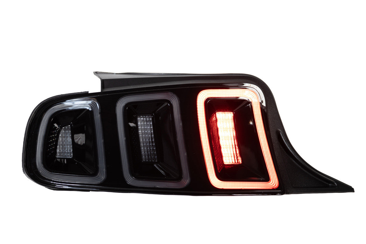Winjet Mustang Euro Style Clear Tail Lights (2011-2014)