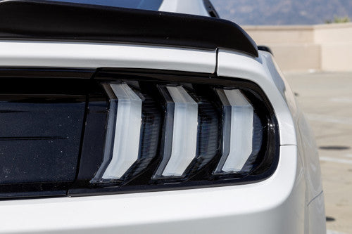 Winjet Mustang Euro Style Clear Tail Lights - 2018 Style (2015-2023)