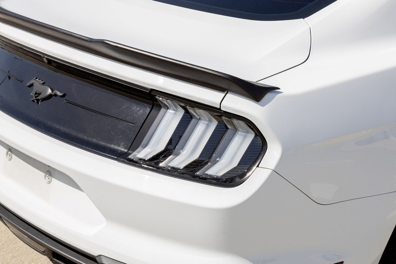 Winjet Mustang Euro Style Clear Tail Lights - 2018 Style (2015-2023)