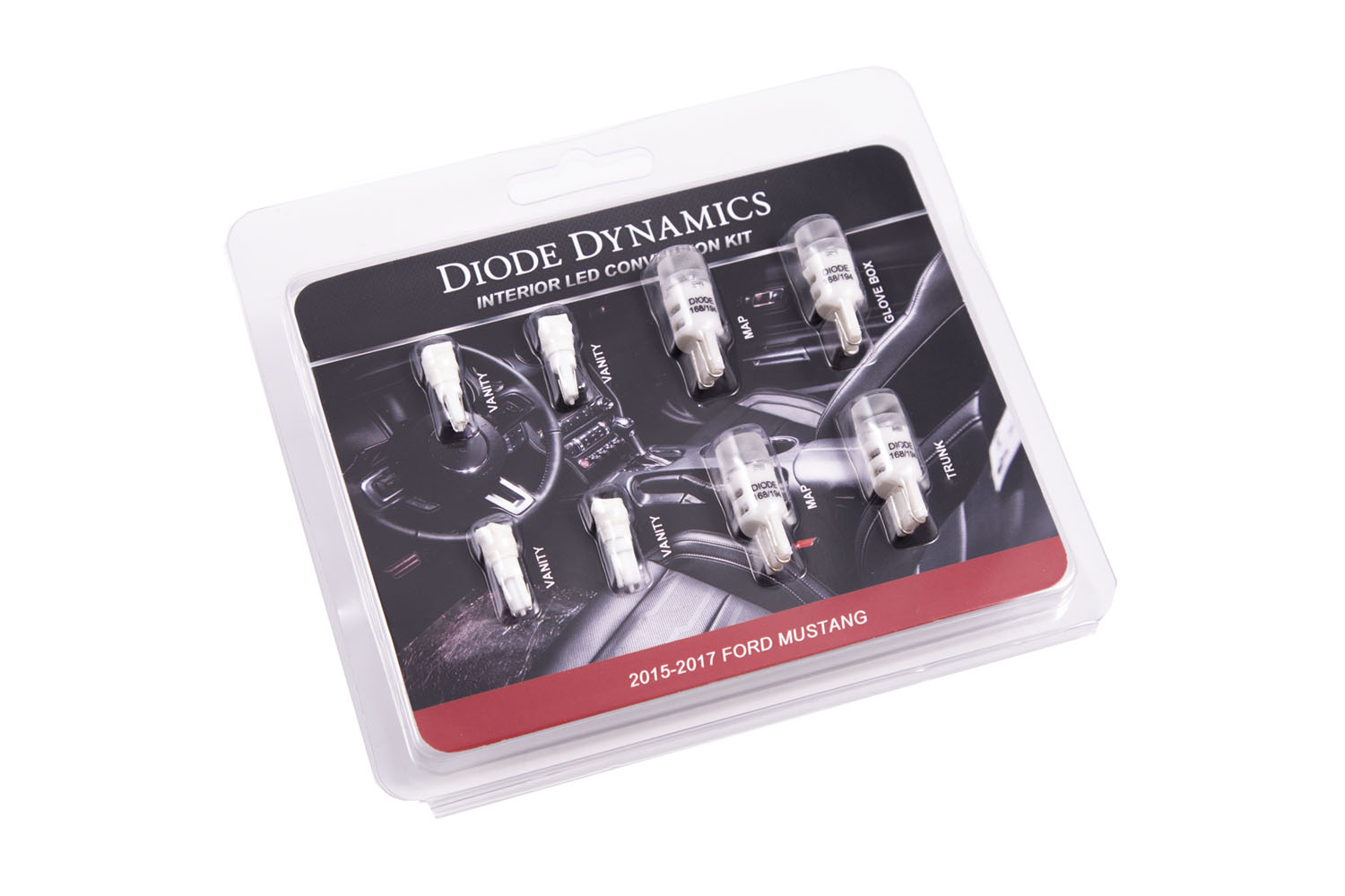 Diode Dynamics Mustang Stage 2 Interior Light Kit - Cool White (2015-2017)