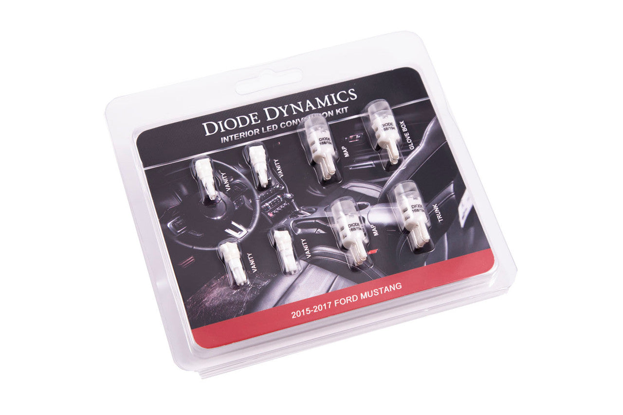 Diode Dynamics Mustang Stage 2 Interior Light Kit - Cool White (2015-2017)