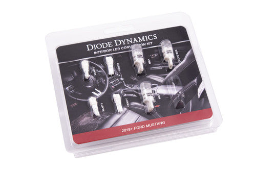Diode Dynamics Mustang Stage 1 Interior LED Light Kit - Cool White (2018-2023)