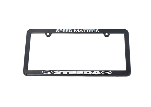 Steeda Black License Plate Tag Frame