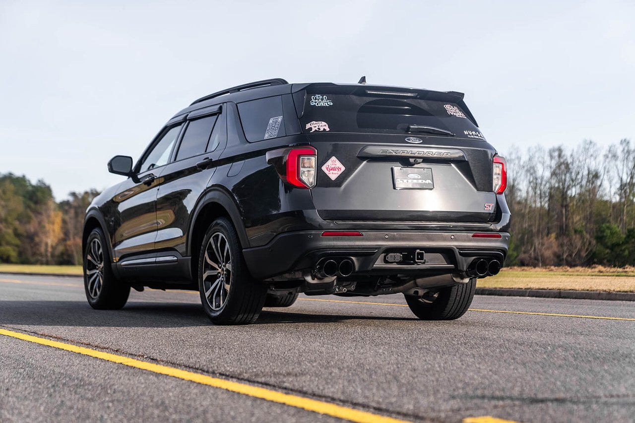 Thermal R&D Explorer ST 3" Cat-Back Exhaust System w/ Front Pipes - Black Coated Tips (2020-2026)