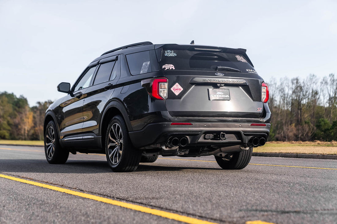 Thermal R&D Explorer ST 3" Cat-Back Exhaust System w/ Front Pipes - Black Coated Tips (2020-2026)