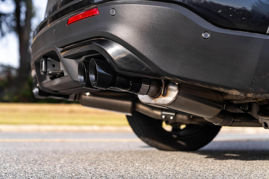 Thermal R&D Explorer ST 3" Cat-Back Exhaust System w/ Front Pipes - Black Coated Tips (2020-2026)