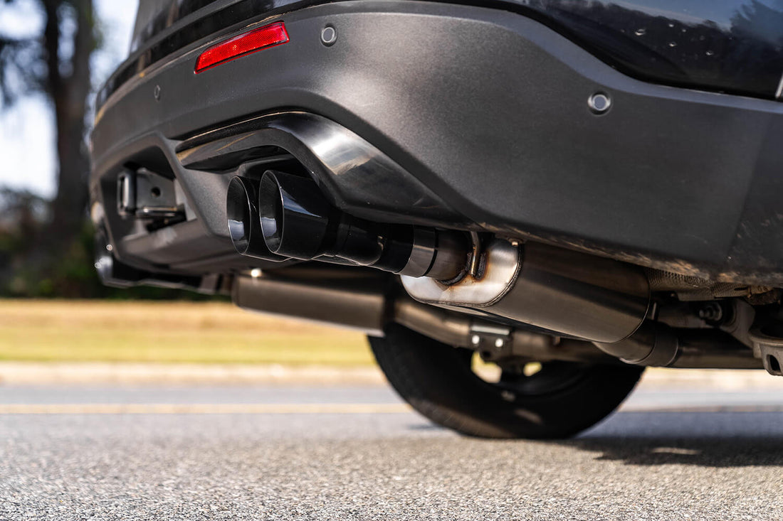 Thermal R&D Explorer ST 3" Cat-Back Exhaust System w/ Front Pipes - Black Coated Tips (2020-2026)