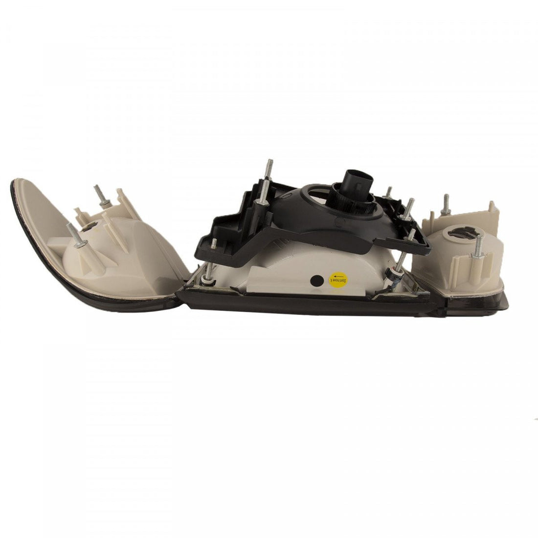 PDI Mustang Ultra Smoked Headlights w/ Amber Reflectors (1987-1993)