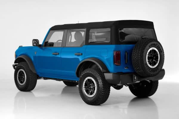 GTS Bronco Rear Black Out Kit - 3 Piece - Carbon Fiber Look (2019-2024)
